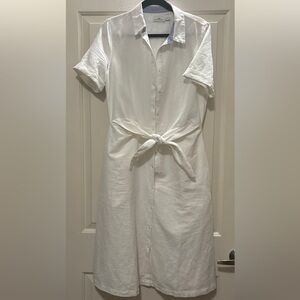 Vineyard Vines White Linen Dress